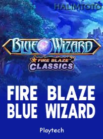 Fire Blaze Blue Wizard